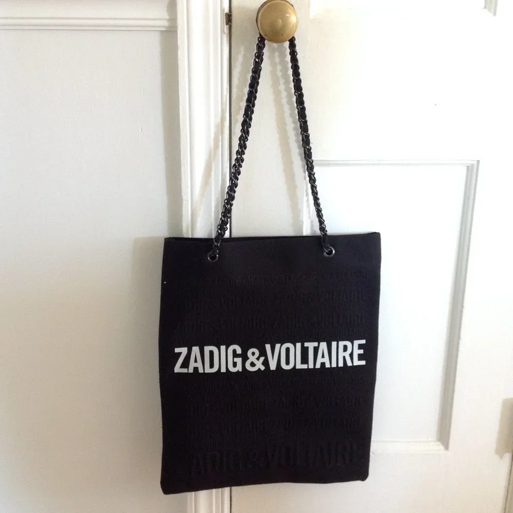 Zadig & Voltaire Tote with Chain Straps